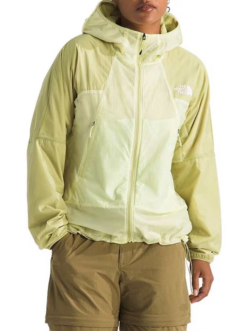 The North Face Ridgelite FUTUREFLEECE™ Zip Front Wind Jacket yellow